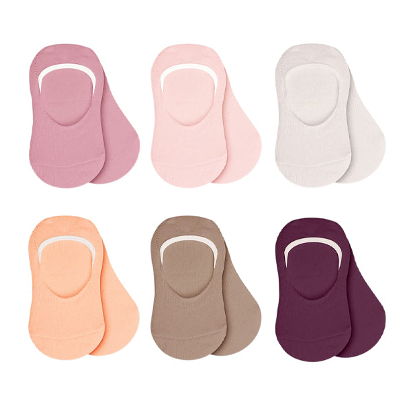 Bistyle 6-pairs Baby Ballerina (0-6 M) Colored